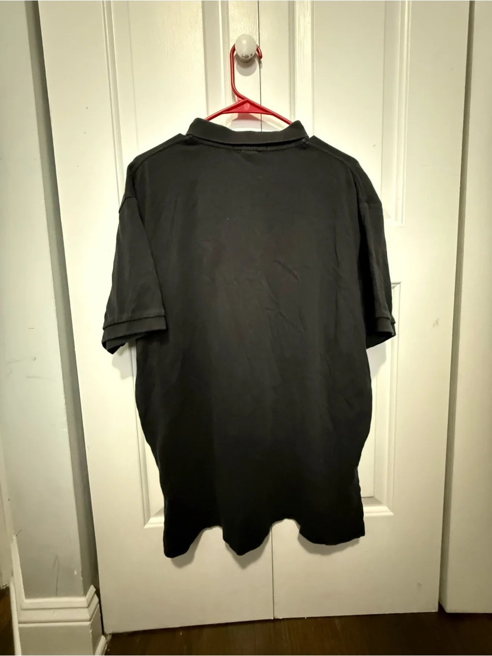 Polo by Ralph Lauren Black Short-Sleeve Polo with Red Pony Logo